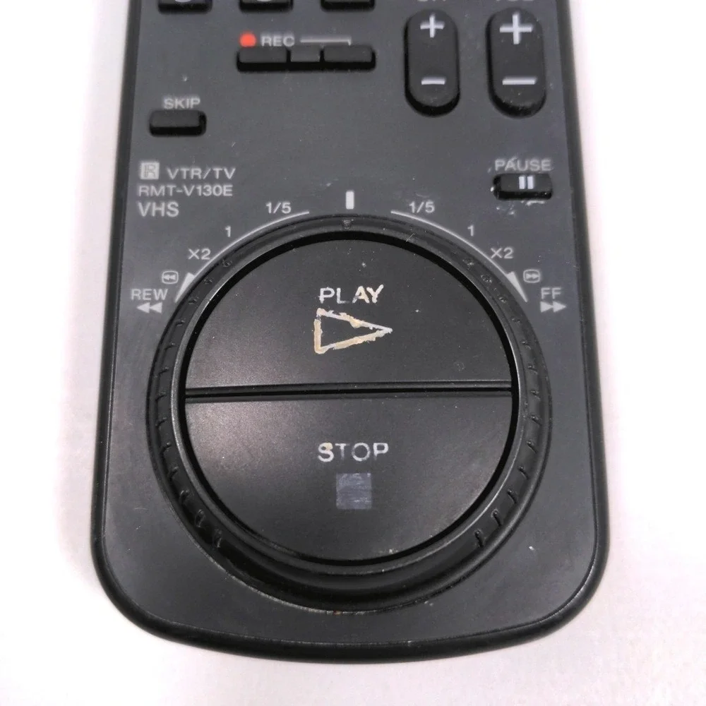 1993 Sony RMT-V130E Remote Control SLV-700HF 4-Head Hi-Fi Stereo VHS VCR OEM
